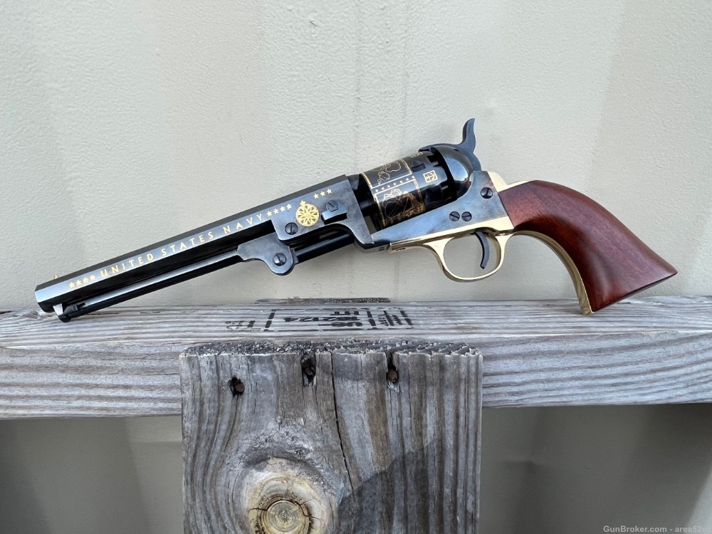 RARE U.S. Navy Taylor & Co. .36 cal Black Powder Revolver, 1 of 1000-img-6