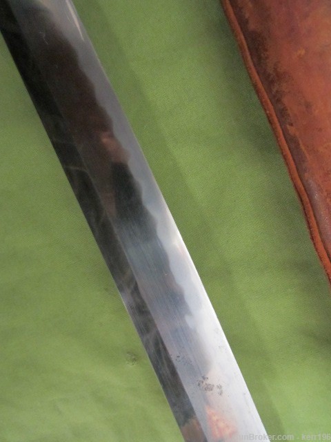 WW2 SAMURAI KATANA OFFICER' S  SWORD & SCABBARD SHOWA STAMP & SIGNED-img-3