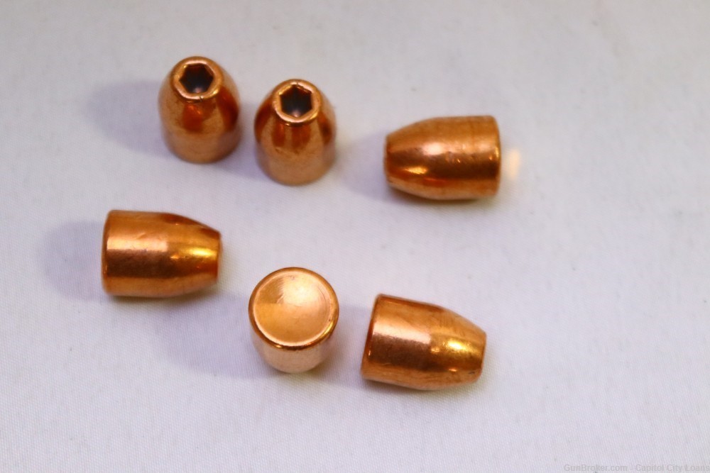 Lot of 250 Rainier Ballistics Bullets - .50AE, 300 Grain, Hollow Point-img-1
