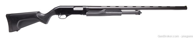 Stevens Field Grade Fiberoptic 12 Gauge Pump Shotgun SKU 19499-img-0