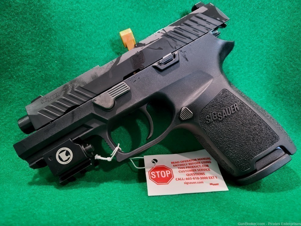 SIG SAUER P320 COMPACT 9MM 15+1 FS w/Osprey Mini Red Laser-img-0