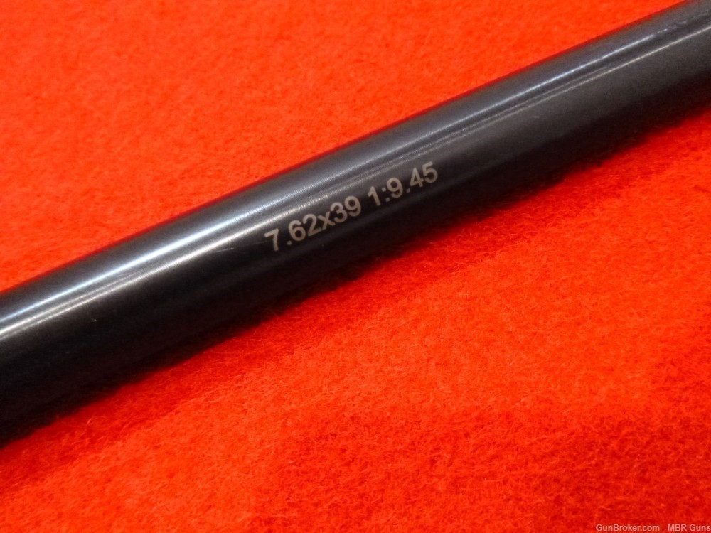 Precision AR 15 16" 7.62x39 Nitride Barrel 1:9 Stainless Ext Carbine Gas -img-1