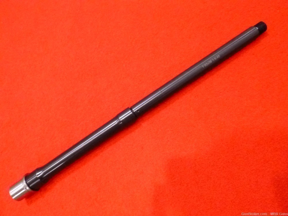 Precision AR 15 16" 7.62x39 Nitride Barrel 1:9 Stainless Ext Carbine Gas -img-0