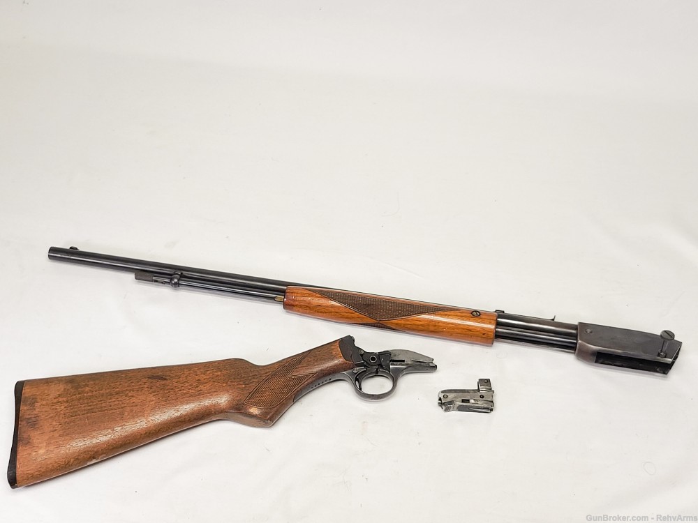 Broken Savage Pump Action Rifle 29A 22LR 1947 24" Gunsmith Special No Res-img-0