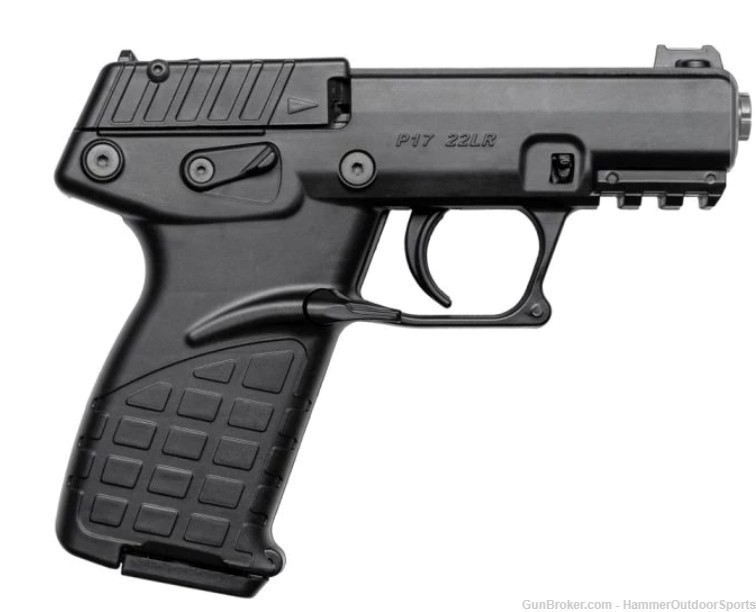 Kel-Tec P17 Pistol - Black | .22 LR | 3.8" Threaded Barrel | 16rd-img-1