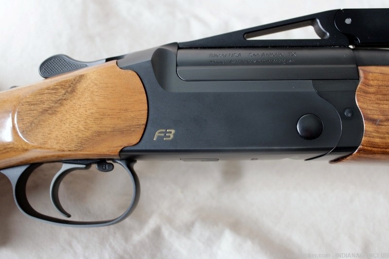 USED BLASER F3 TRAP COMBO LEFT HAND 12GA 34"/32" CASE-img-2