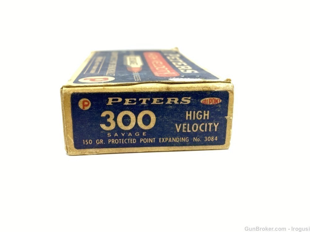 Peters .300 Savage 150 Gr Protected Expanding Bullet FULL Vintage Box-img-5