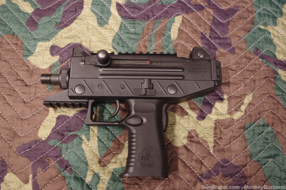 IWI-Israel Uzi Pro Pistol w/ threaded barrel 9mm 4.5” Semi-Auto Pistol LNIB-img-1