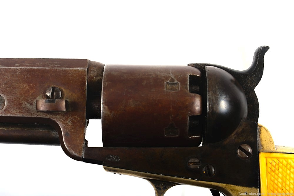 Colt 1851 Navy .36 Caliber Percussion Revolver – SN: 36759 (Antique)-img-17