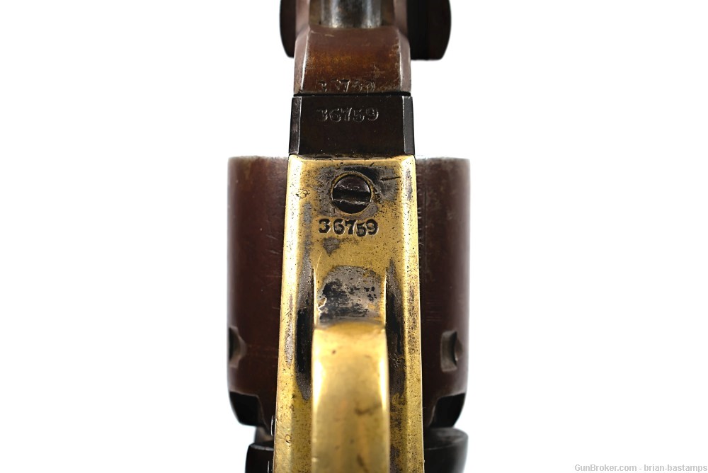 Colt 1851 Navy .36 Caliber Percussion Revolver – SN: 36759 (Antique)-img-10