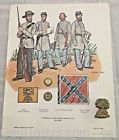 Co. Military Historians 1979 Print 17th Regiment SC Vol  &Souvenir hat pin-img-1