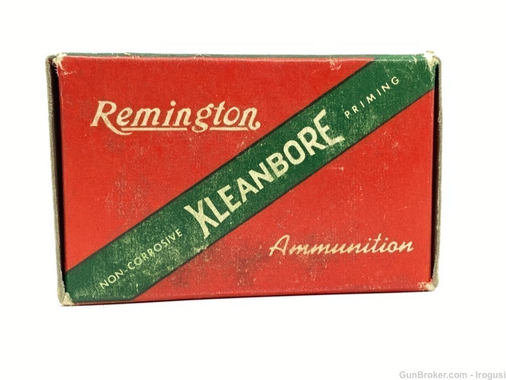 1946-60 Remington Kleanbore .22 Hornet Hi Speed 45 Gr SP Vintage FULL Box-img-4