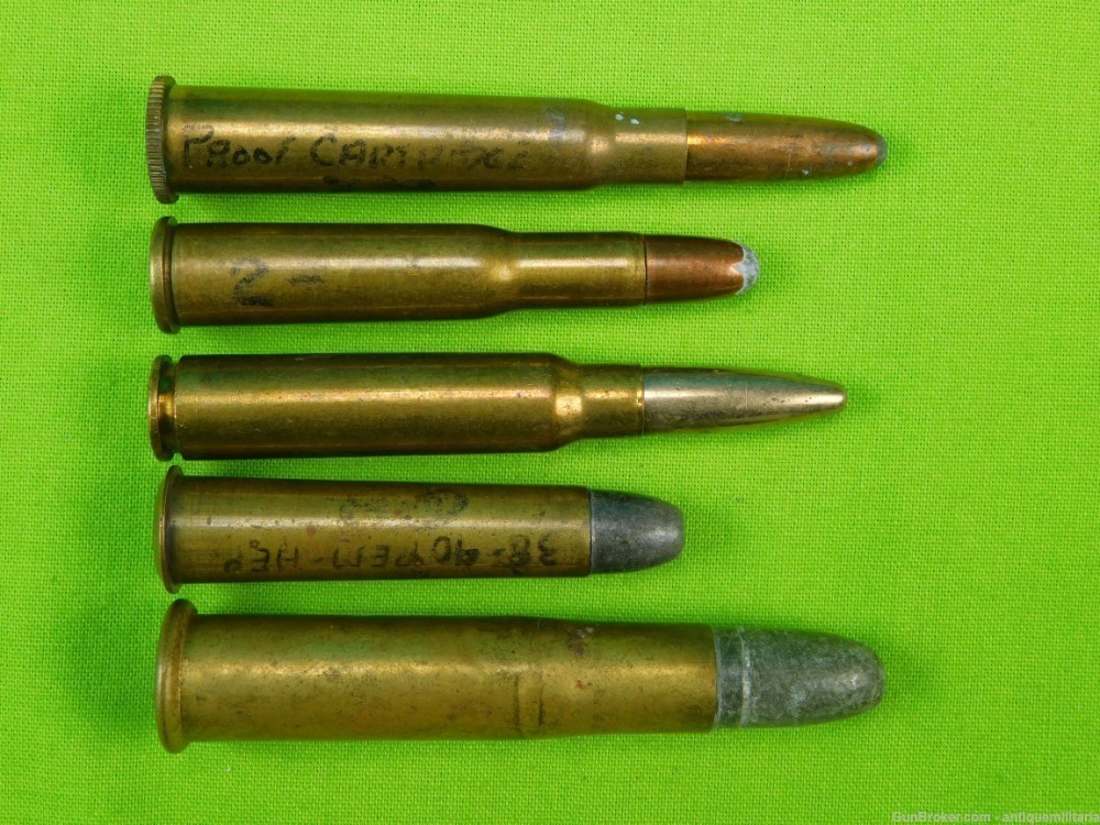 Collector's Lot 10 Round Vintage Antique US Rifle Ammo K-img-3