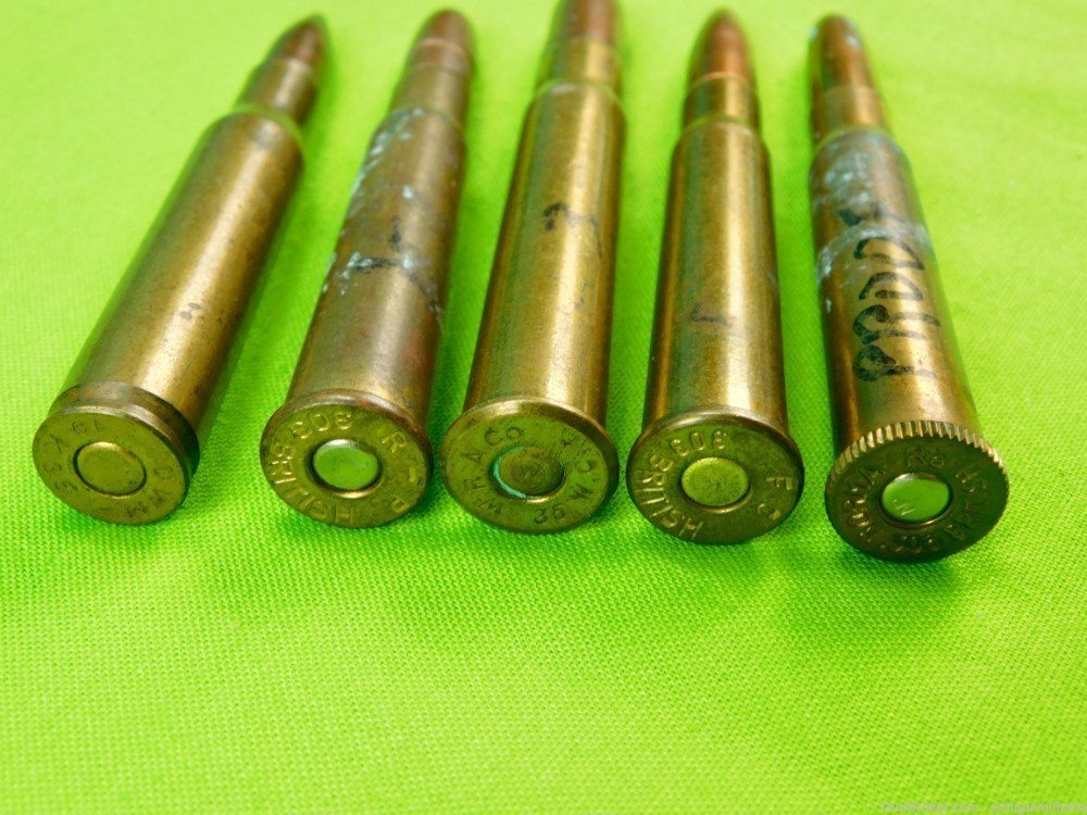 Collector's Lot 10 Round Vintage Antique US Rifle Ammo K-img-2