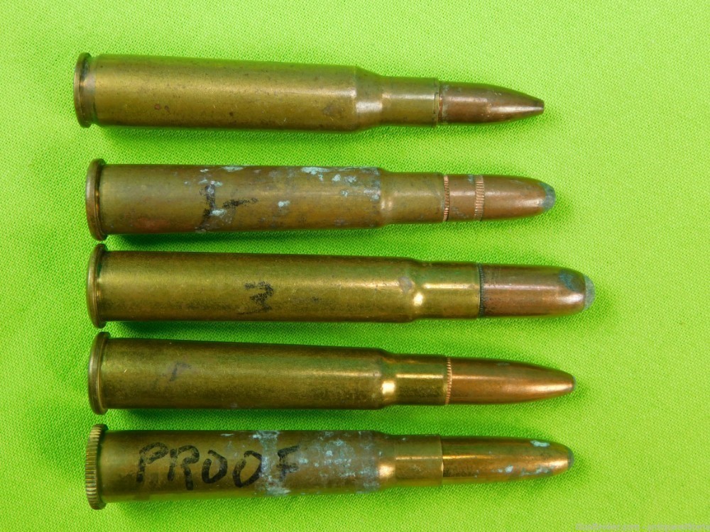 Collector's Lot 10 Round Vintage Antique US Rifle Ammo K-img-1