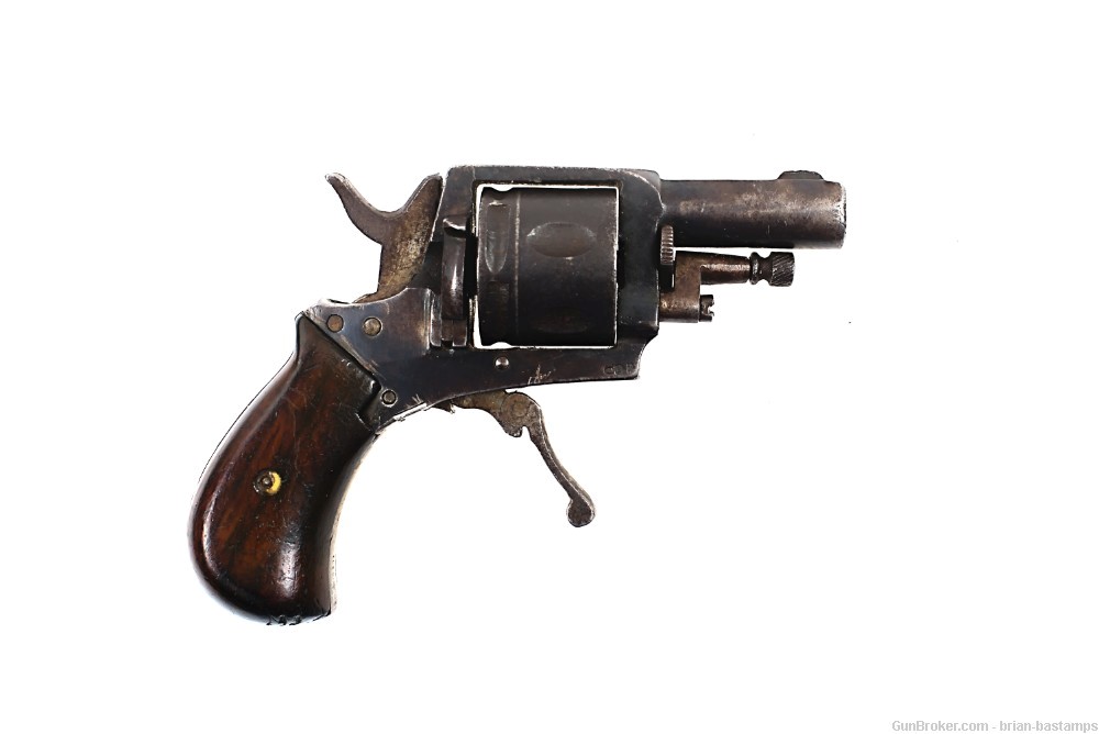 German Bulldog Type Folding Trigger .32 Caliber Revolver (C&R)-img-1