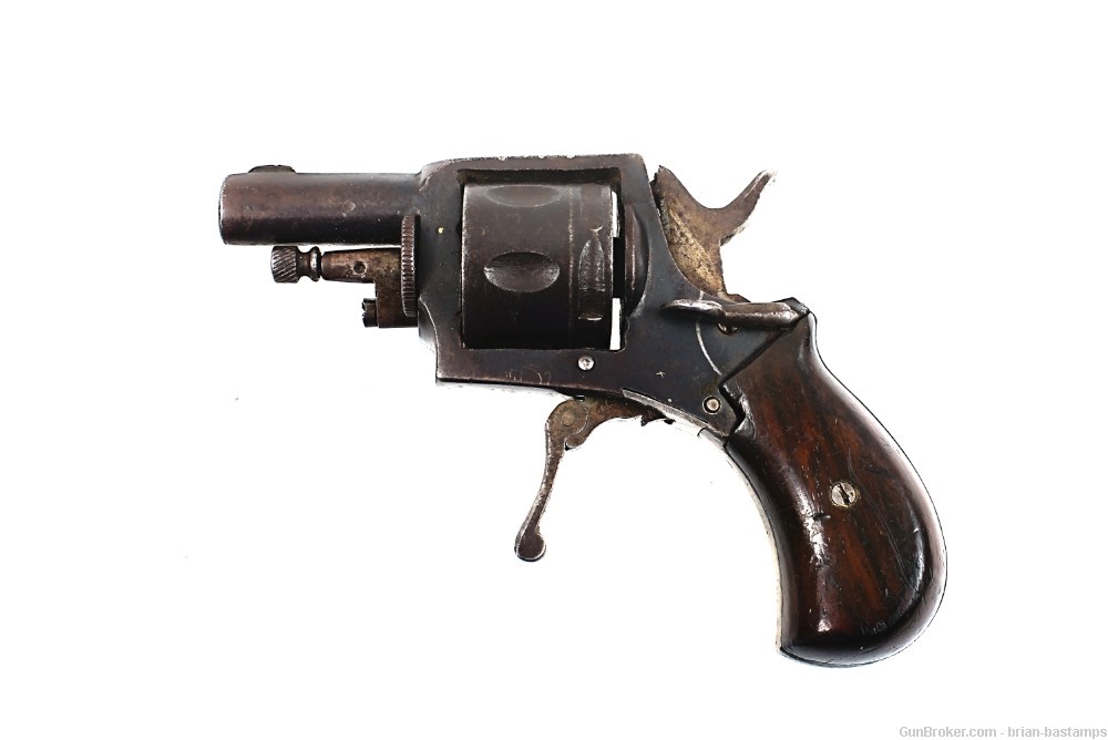 German Bulldog Type Folding Trigger .32 Caliber Revolver (C&R)-img-0