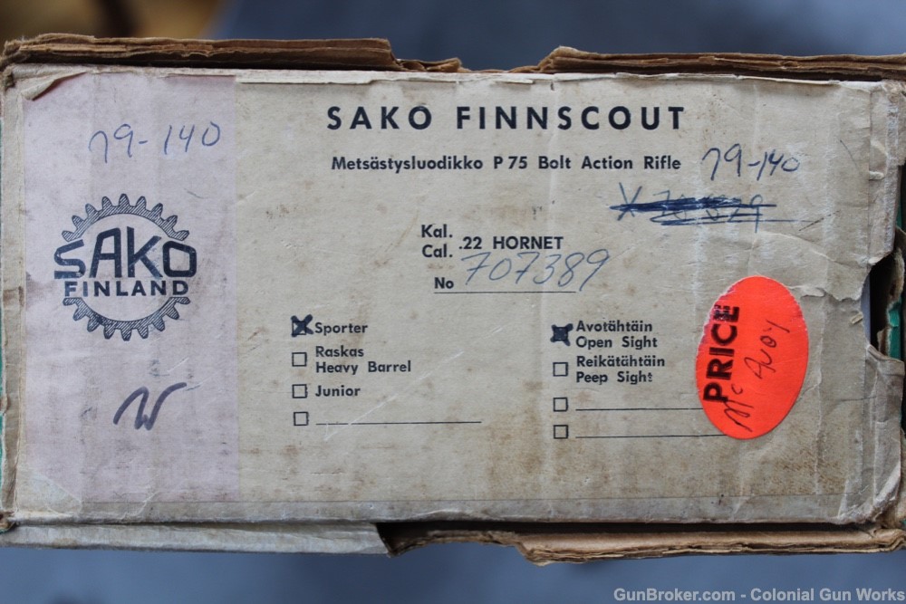 Sako P72, 22 Hornet, MINTY in Box-img-31