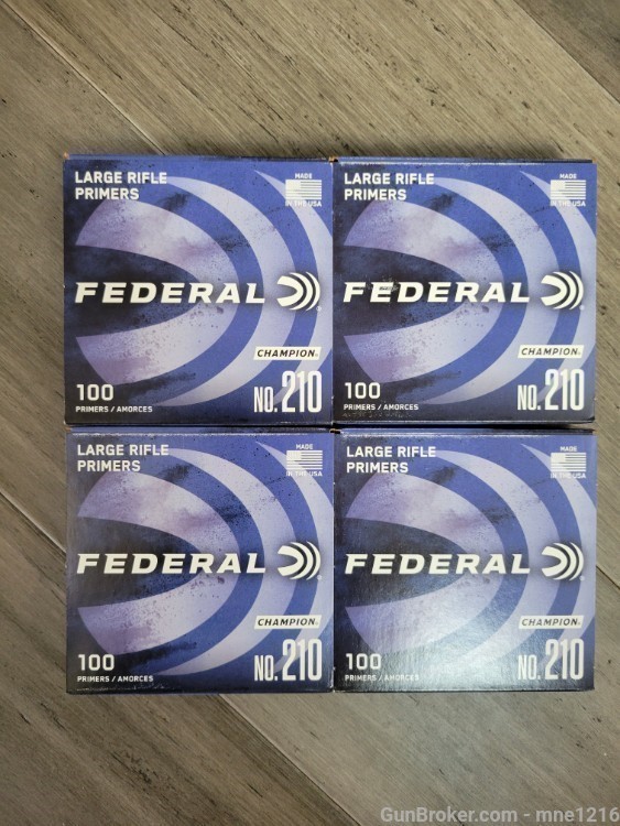 400 Federal Large Rifle Primers NEW STOCK-img-0