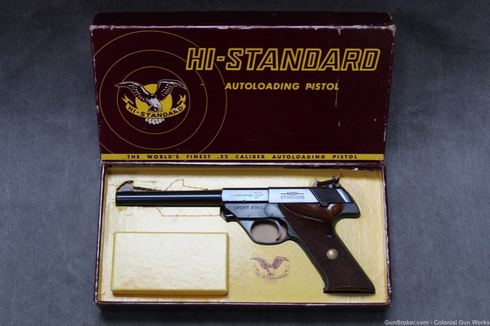 Hi-Standard, Sport King, 22 L.R., Very High Condition, In Box-img-0