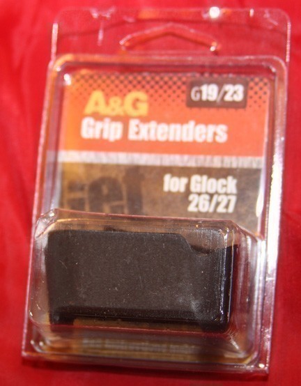 A&G Grip Extender,  Glock 19/23 to Glock 26/27-img-0