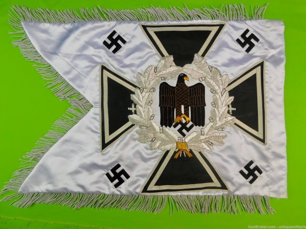 Silk Quality Reproduction of German Germany WW2  Flag Banner-img-1