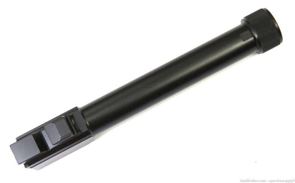 Factory New 9mm Threaded 1/2x28 Black Stainless Barrel for Glock 17 G17-img-3
