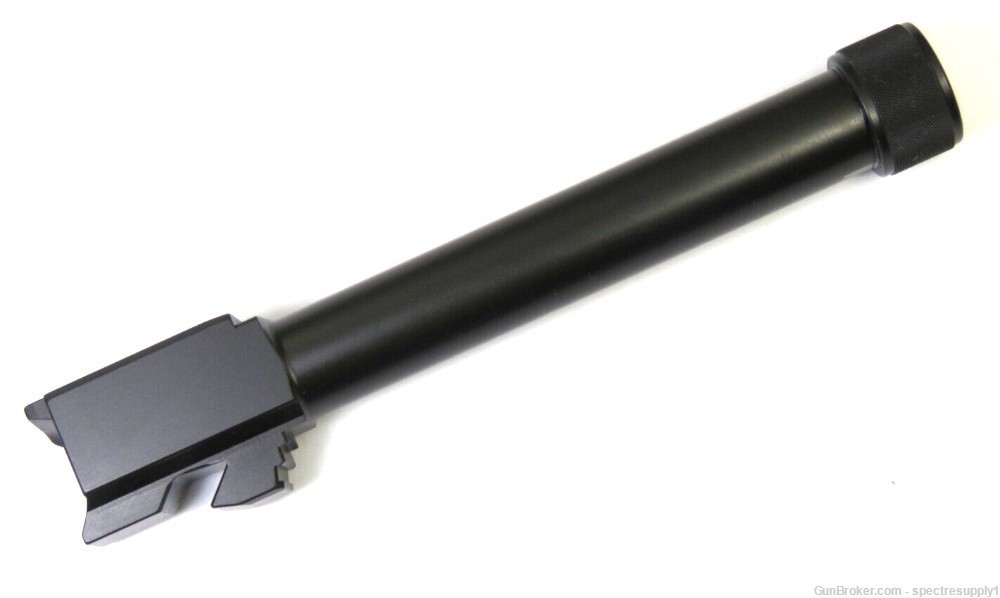Factory New 9mm Threaded 1/2x28 Black Stainless Barrel for Glock 17 G17-img-2