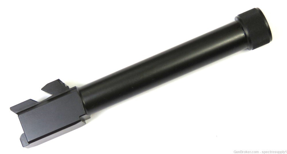 Factory New 9mm Threaded 1/2x28 Black Stainless Barrel for Glock 17 G17-img-4