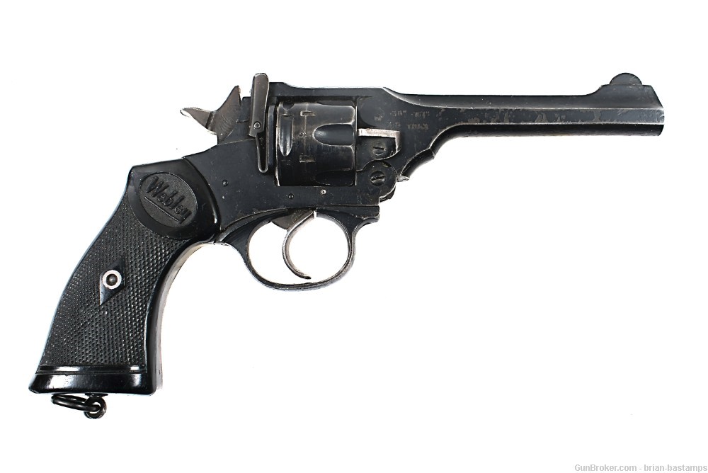 WWII British Army Webley Mark IV .38 Cal Revolver –SN: 86021 (C&R)-img-1
