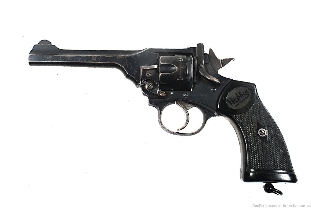 WWII British Army Webley Mark IV .38 Cal Revolver –SN: 86021 (C&R)-img-0