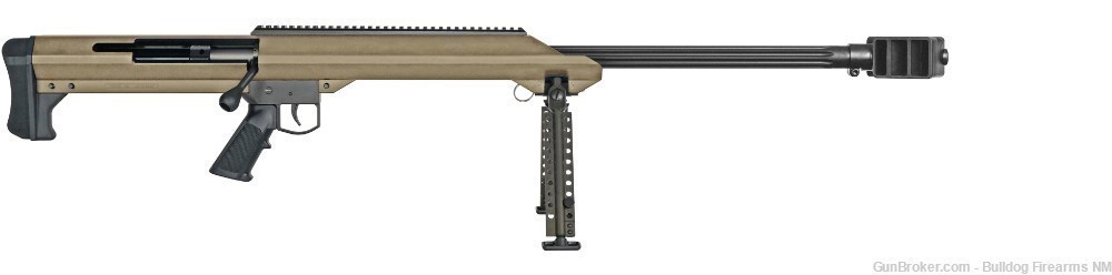 Barrett M99 .50BMG single shot bolt action rifle 29" fluted FDE NIB 14032-img-0