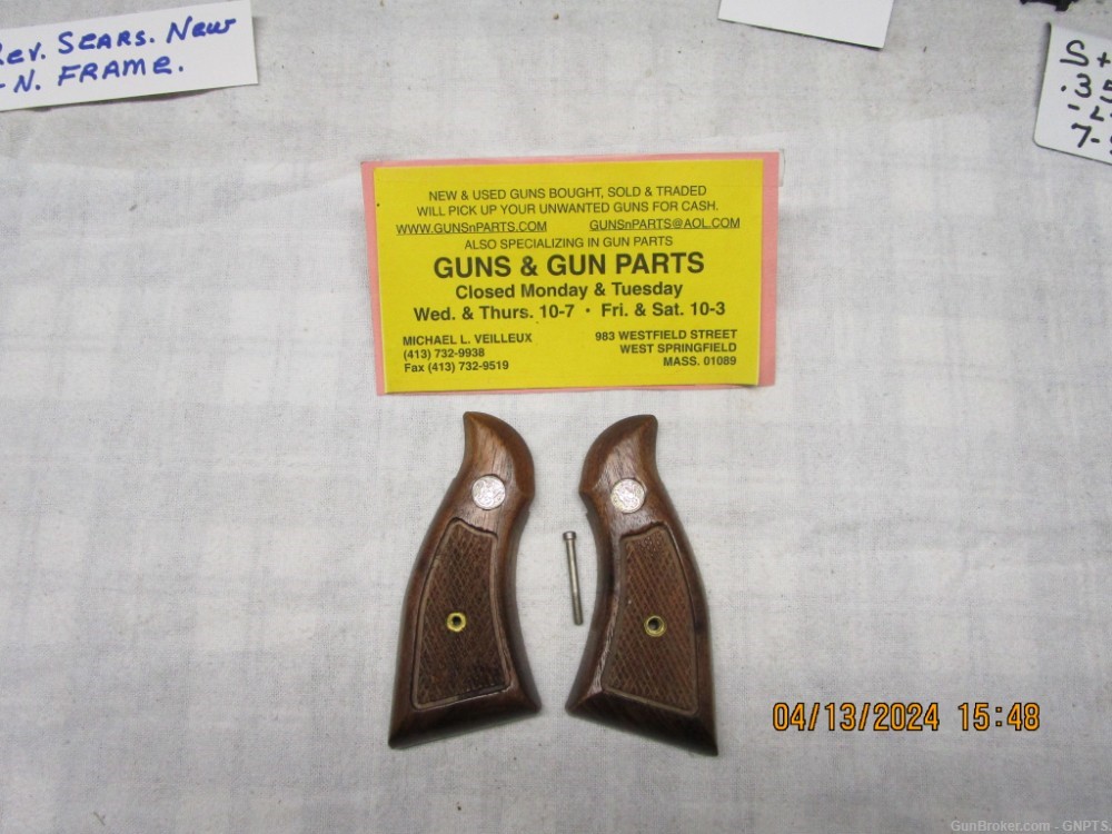 Smith & Wesson factory K&L frame service grip a square butt gun new.-img-0