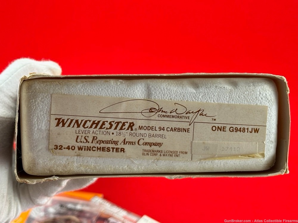 1981 Winchester 94 Carbine "Big Loop" 32-40 WIN 18.5" *JOHN WAYNE EDITION*-img-31