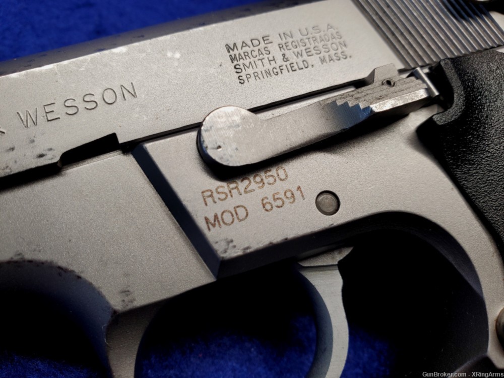 Smith & Wesson 6591 rare RSR transitional model like 659 1 of 400! -img-19