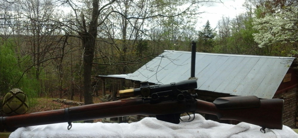 Enfield Savage No.32 (T) Sniper Rifle & Scope-img-0