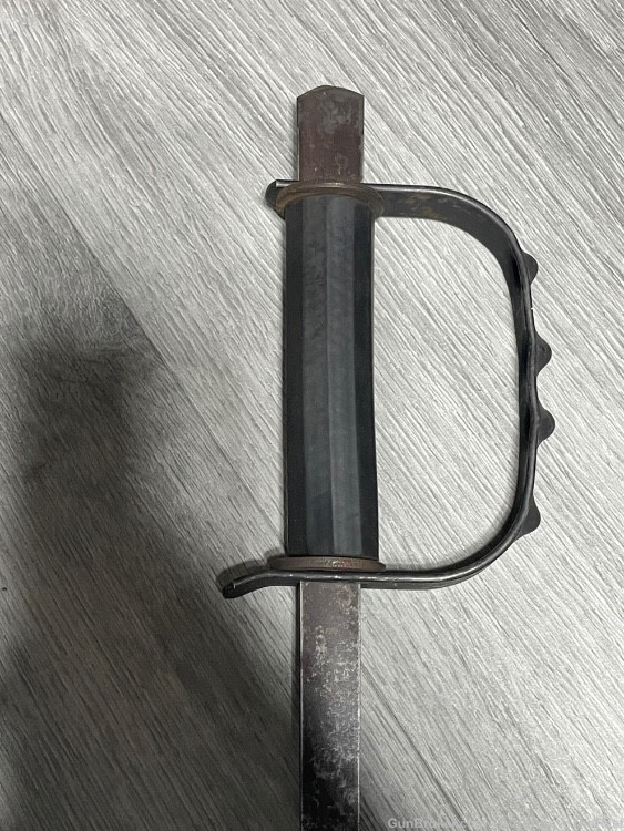 OSS Drop Knuckle Knife Made from 1873 Springfield Bayonet Original -img-3