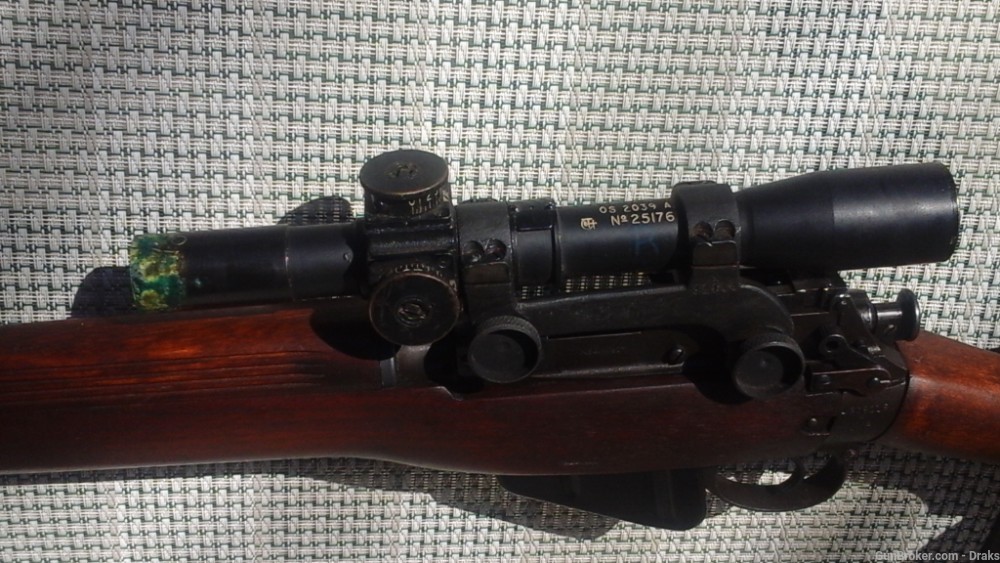 ENFIELD BSA SHIRLEY (T) RARE ALL MATCHING SCOPE TO RIFLE EXCELLENT-img-43