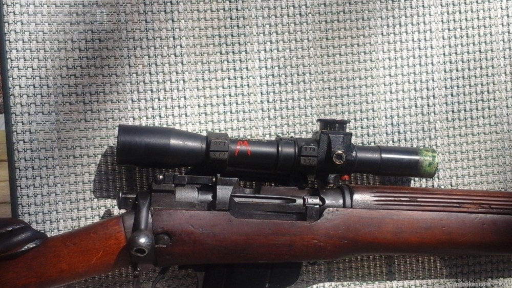 ENFIELD BSA SHIRLEY (T) RARE ALL MATCHING SCOPE TO RIFLE EXCELLENT-img-48