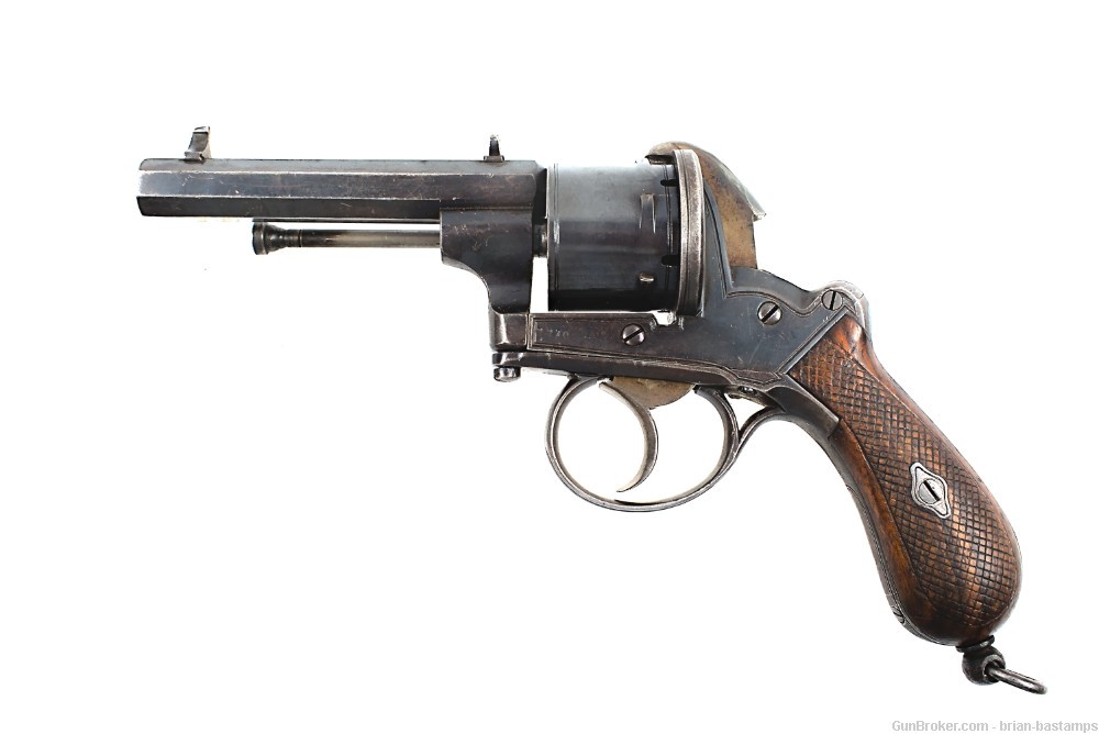 Lefaucheux Type 9mm Double Action Pinfire Revolver – SN: 2276 (Antique) -img-0