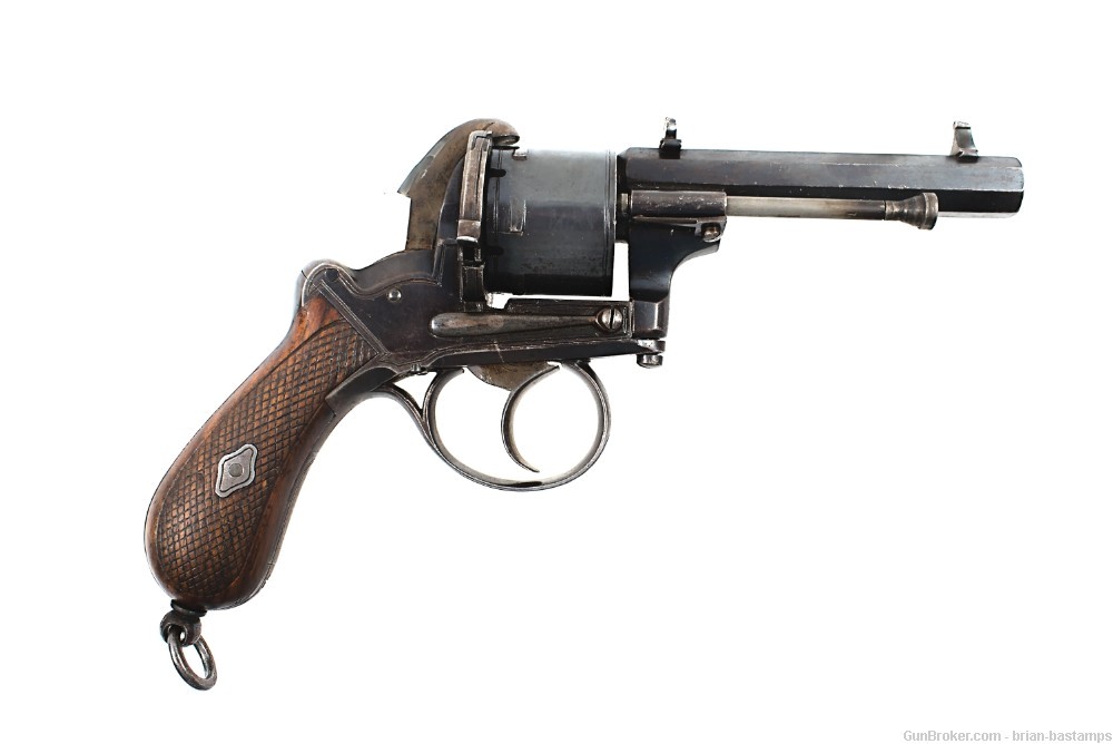 Lefaucheux Type 9mm Double Action Pinfire Revolver – SN: 2276 (Antique) -img-1