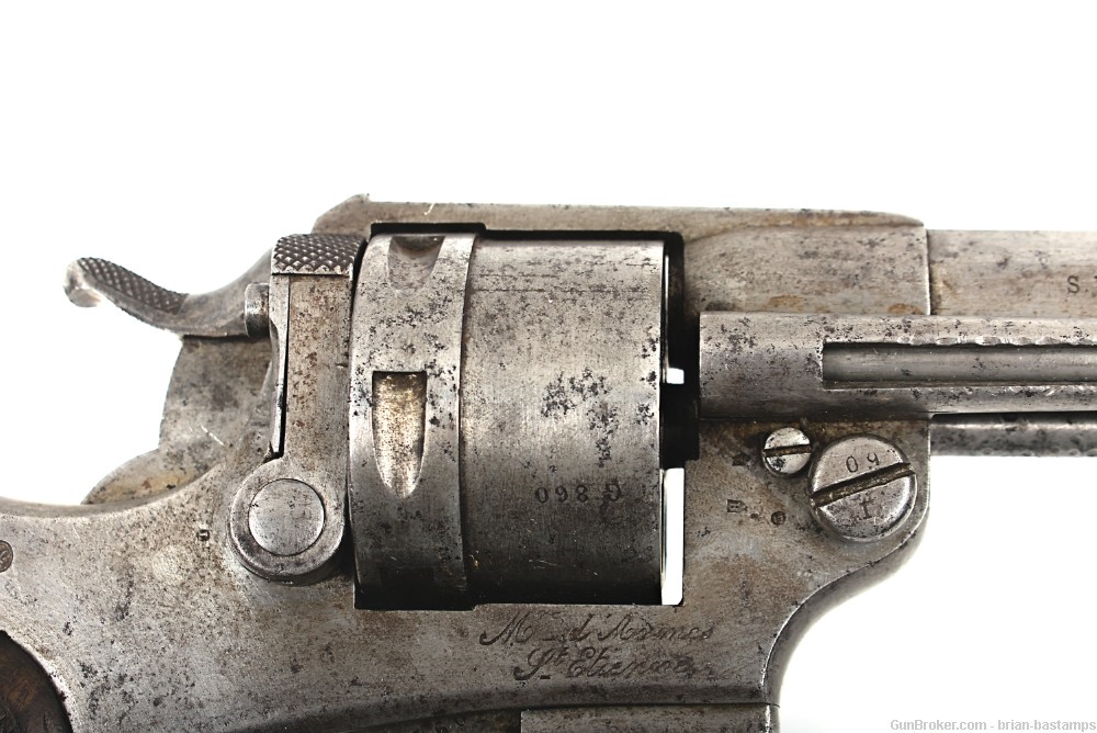 French St. Etienne 1873 Double Action 11mm Revolver – SN:G680 (Antique)-img-20