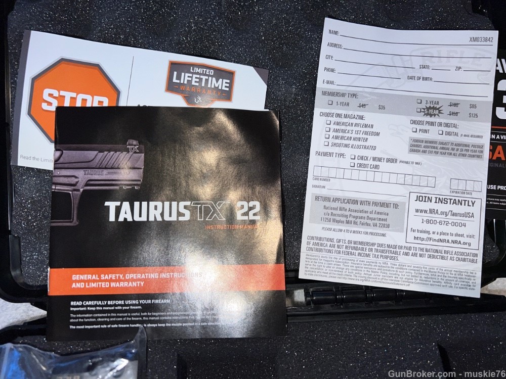 New in Case Taurus TX22 Competition SCR 1-TX22C151-T10 EXTRA MAGS-img-10
