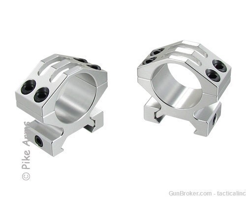 Pike Arms® Precision Billet MAchined 1" Diameter Scope Rings -img-0