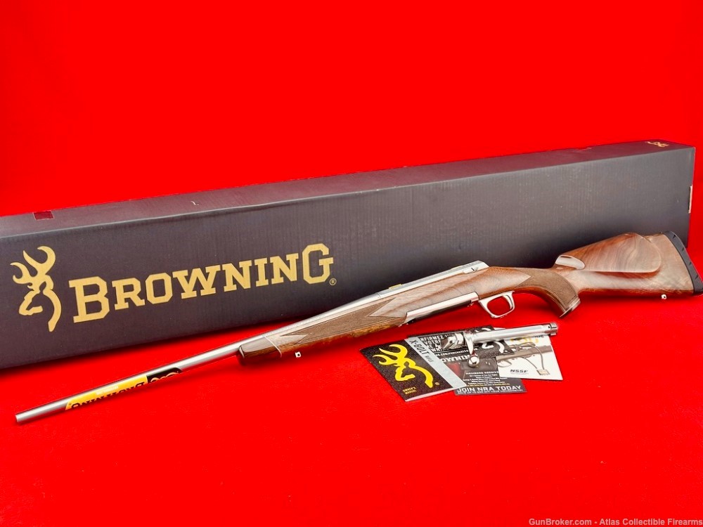 BROWNING X-BOLT GOLD MEDALLION .30-06 STAINLESS 26" *FACTORY ENGRAVED* NIB!-img-2