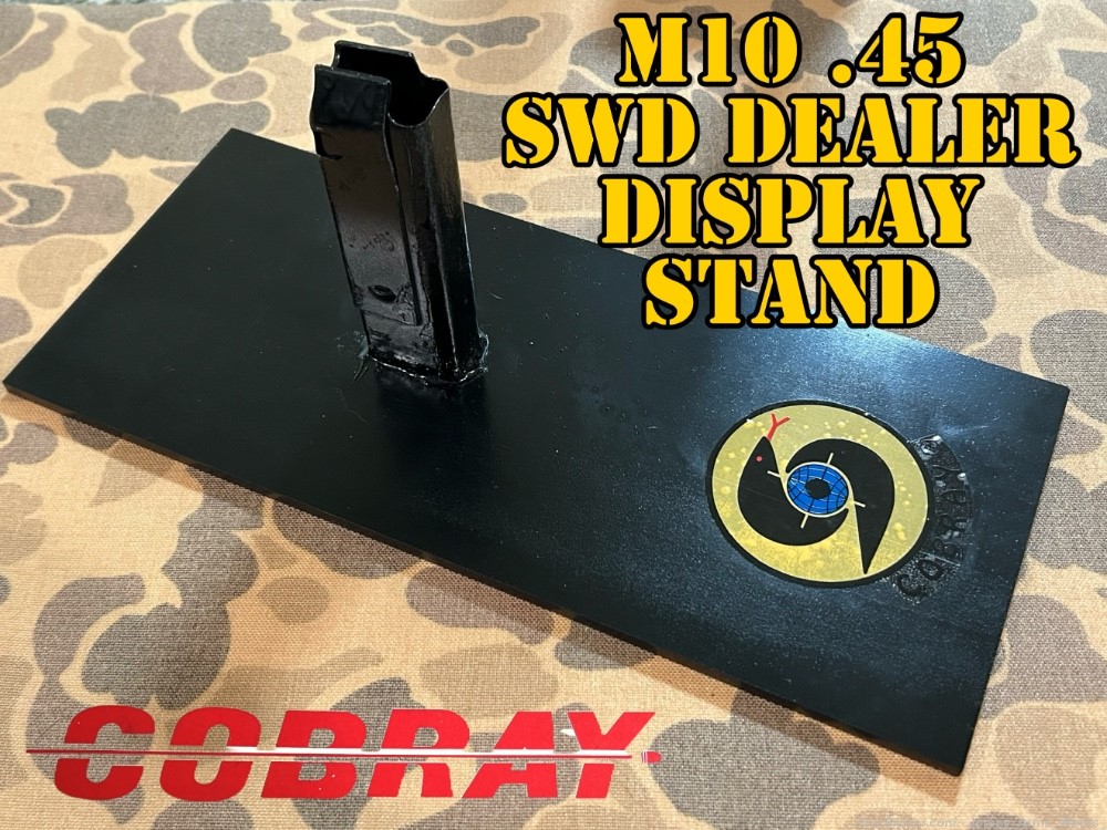 MAC INGRAM M10 .45 COBRAY Dealer Display Stand MAC-10 SWD RPB M10/45 NOS-img-0