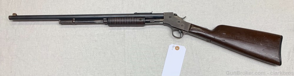 PENNY J. Stevens Model No. 70 Visible Loader Pump Action Rimfire Rifle RARE-img-1