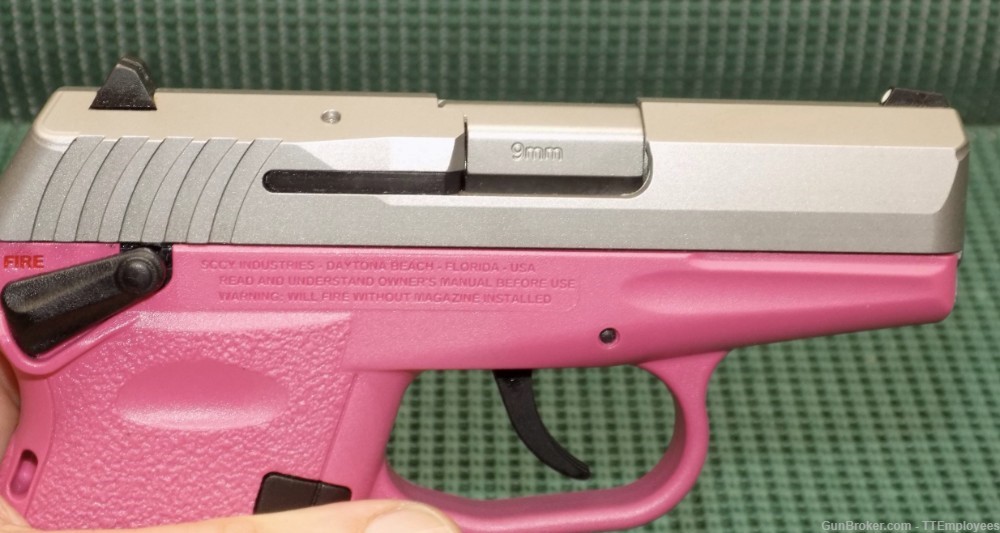 SCCY Industries CPX-1 9mm Stainless / Pink Used NO RESERVE-img-2