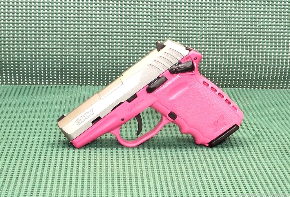 SCCY Industries CPX-1 9mm Stainless / Pink Used NO RESERVE-img-0