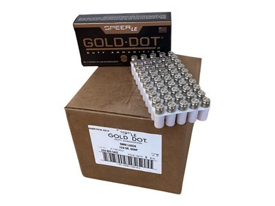 Gold Dot 9MM - "Law Enforcement" 124 GR Jacketed Hollow Point - 250 RDS 